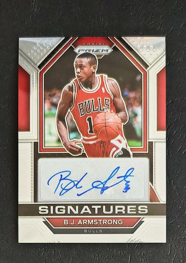 2022-23 Panini Prizm Signatures B.J. Armstrong Auto