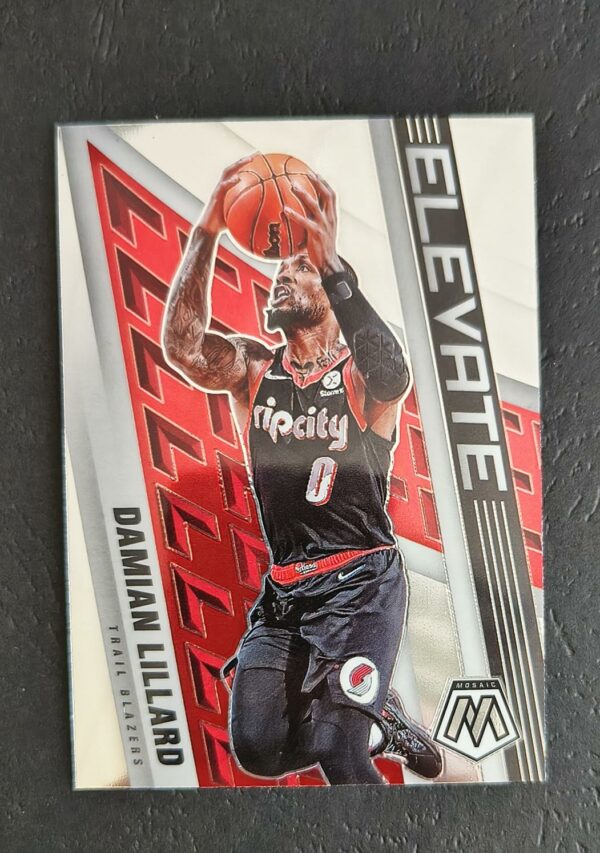 2021-22 Panini Mosaic Elevate Damian Lillard #24
