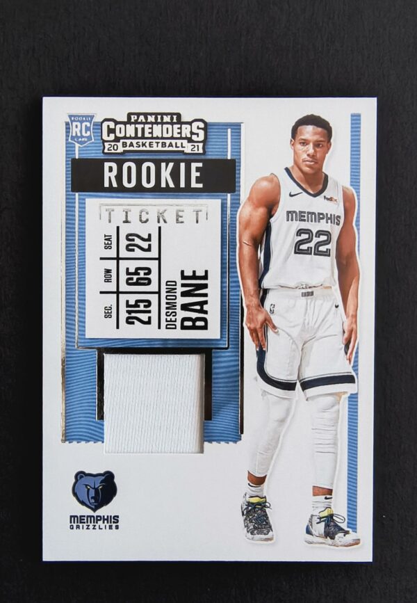 2020-21 Panini Contenders Rookie Ticket Desmond Bane RC Jersey