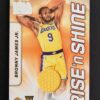 2024-25 Panini Hoops Rise'nShine Bronny James Jr. RC Jersey