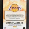 2024-25 Panini Hoops Rise'nShine Bronny James Jr. RC Jersey