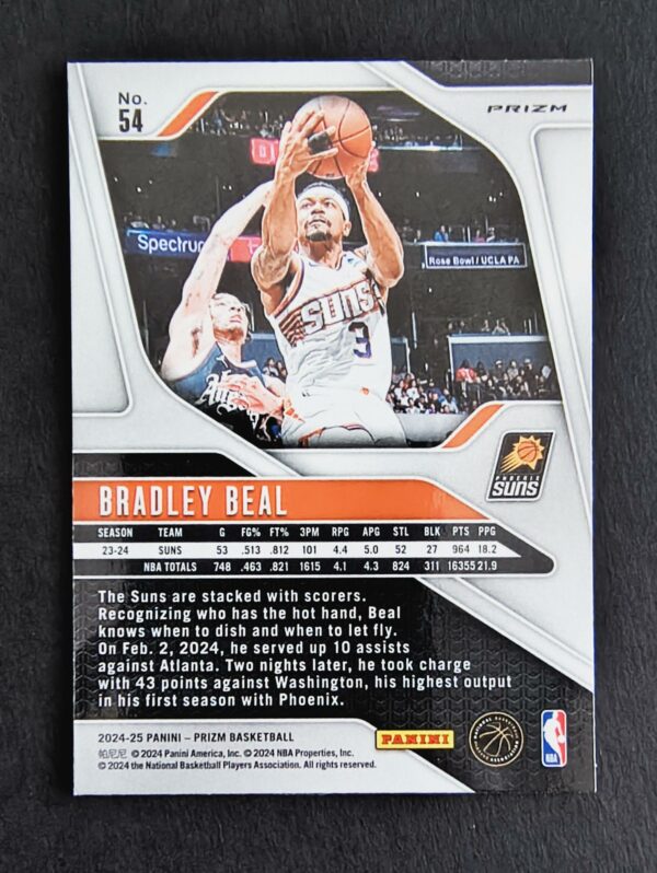 2024-25 Panini Prizm Bradley Beal #54 SP Snakeskin