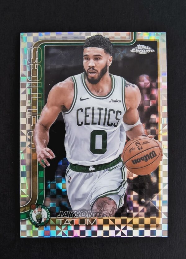 2025-26 Topps Chrome Jayson Tatum #49 Xfractor