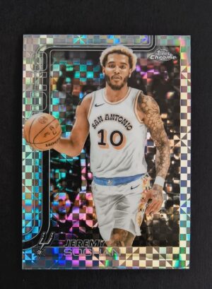 2025-26 Topps Chrome Jeremy Sochan #239 Xfractor