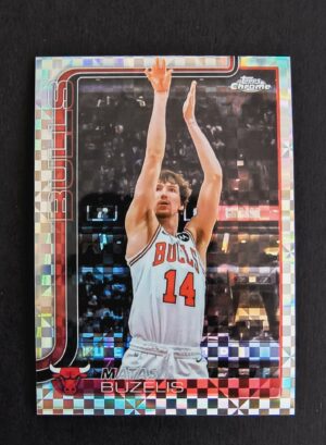 2025-26 Topps Chrome Matas Buzelis #231 Xfractor