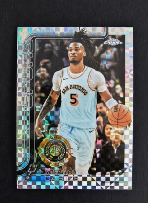 2025-26 Topps Chrome Stephon Castle #228 Xfractor