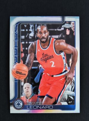 2025-26 Topps Chrome Kawhi Leonard #44 Silver Refractor