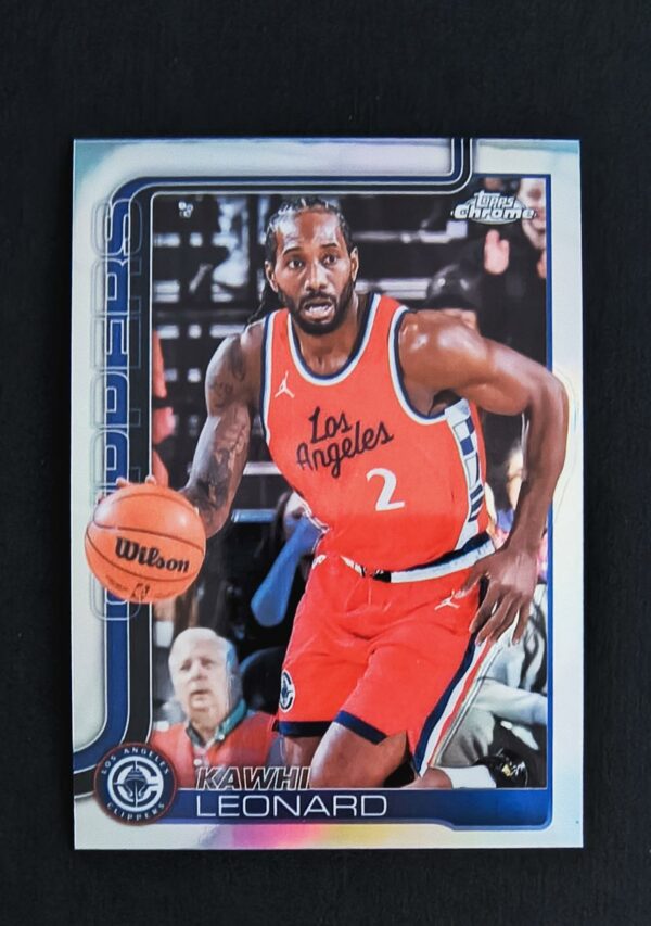 2025-26 Topps Chrome Kawhi Leonard #44 Silver Refractor