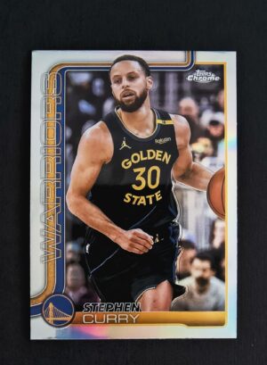 2025-26 Topps Chrome Stephen Curry #201 Silver Refractor