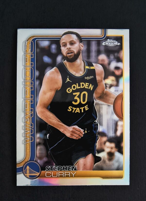 2025-26 Topps Chrome Stephen Curry #201 Silver Refractor