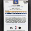 2025-26 Topps Chrome Stephen Curry #201 Silver Refractor