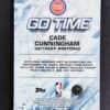 2025-26 Topps Chrome Go Time Cade Cunningham