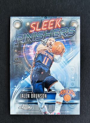 2025-26 Topps Chrome Sleek Finishers Jalen Brunson