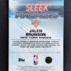 2025-26 Topps Chrome Sleek Finishers Jalen Brunson