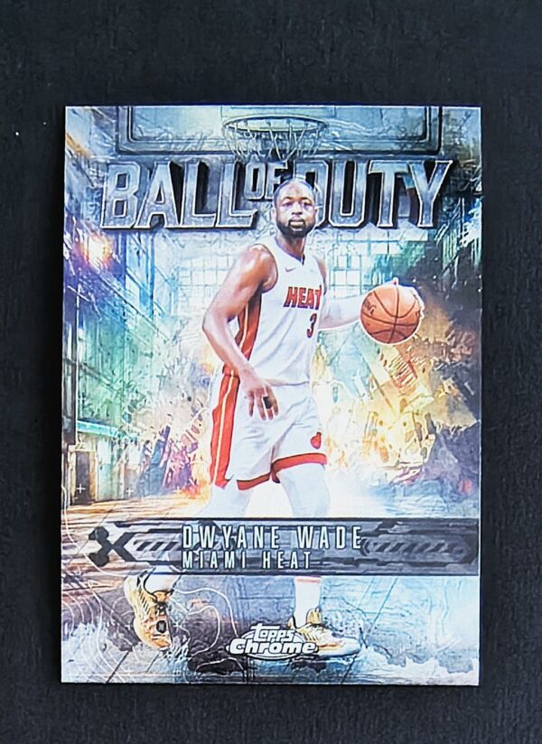 2025-26 Topps Chrome Ball of Duty Dwyane Wade
