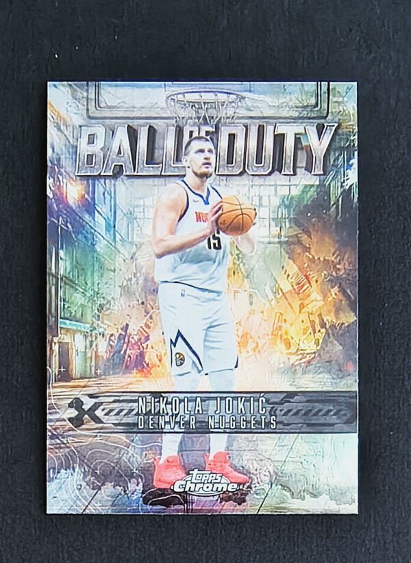2025-26 Topps Chrome Ball of Duty Nikola Jokic Refractor