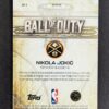 2025-26 Topps Chrome Ball of Duty Nikola Jokic Refractor