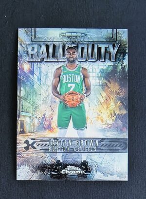 2025-26 Topps Chrome Ball of Duty Jaylen Brown