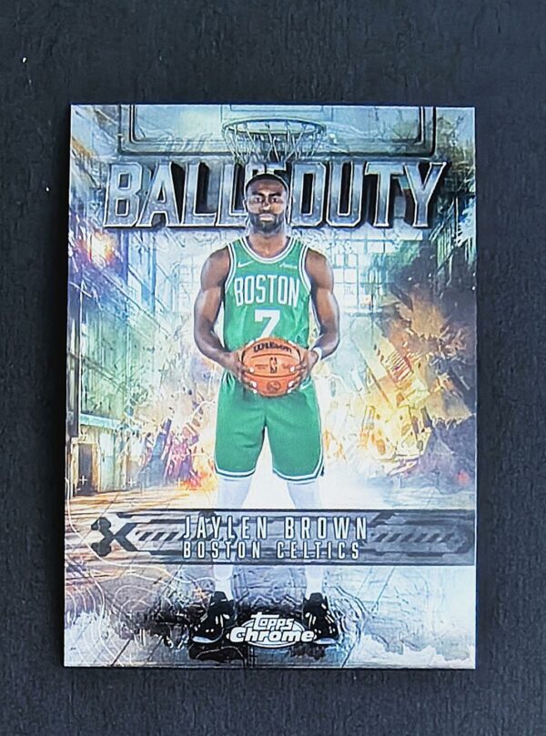 2025-26 Topps Chrome Ball of Duty Jaylen Brown