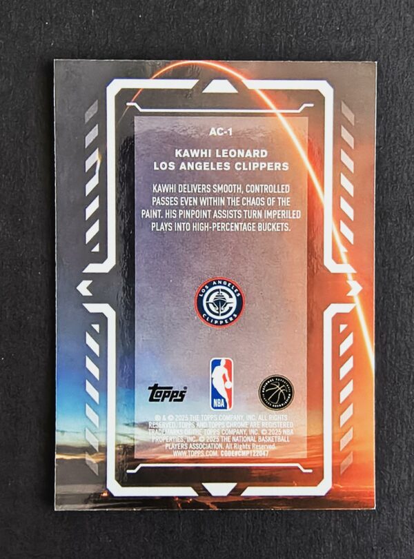 2025-26 Topps Chrome Activators Kawhi Leonard