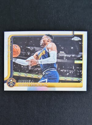 2025-26 Topps Chrome Russel Westbrook #15 Silver Refractor