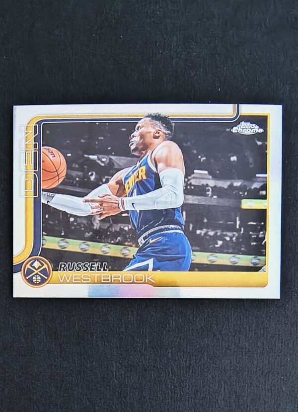 2025-26 Topps Chrome Russel Westbrook #15 Silver Refractor