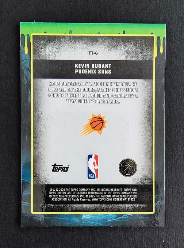 2025-26 Topps Chrome Tall Tales Kevin Durant