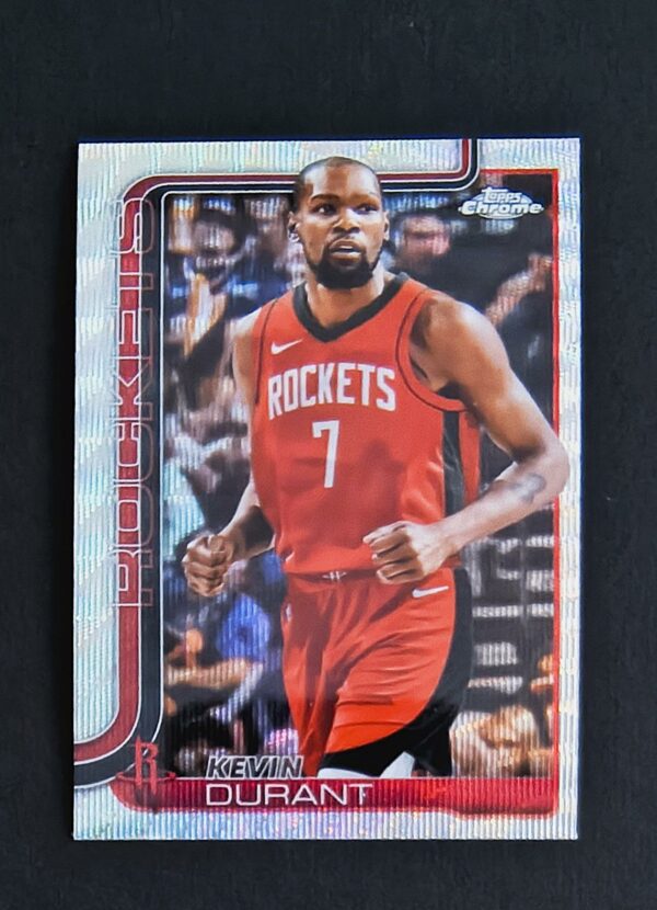 2025-26 Topps Chrome Kevin Durant #155 Wave Refractor