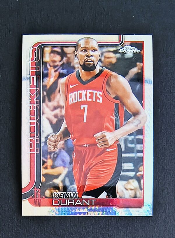 2025-26 Topps Chrome Kevin Durant #155 Prism Refractor