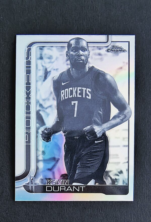 2025-26 Topps Chrome Kevin Durant #155 Negative Refractor