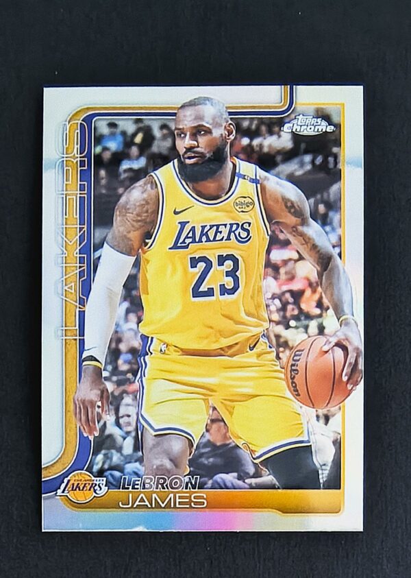 2025-26 Topps Chrome Lebron James #127 Silver Refractor