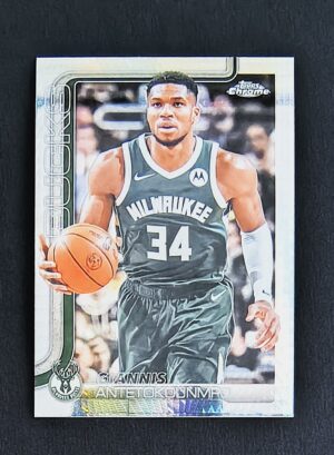2025-26 Topps Chrome Giannis Antetokounmpo #137 Prism Refractor