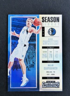 2017-18 Panini Contenders Dirk Nowitzki #62 Prizm