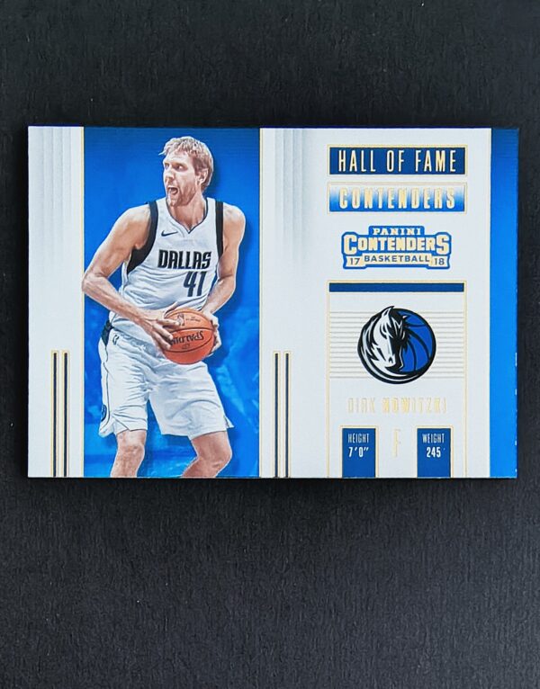2017-18 Panini Contenders Hall of Fame Dirk Nowitzki #10