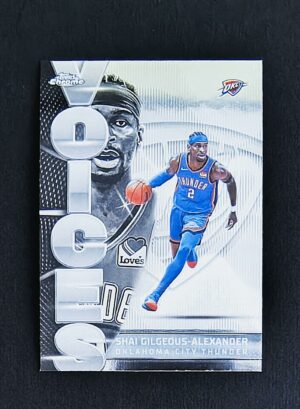 2025-26 Topps Chrome Voices Shai Gilgeous-Alexander