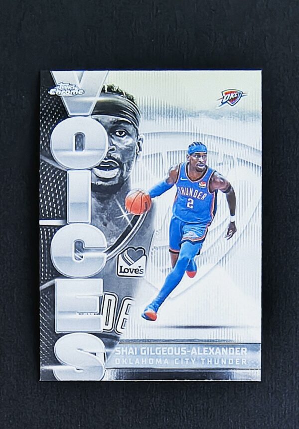 2025-26 Topps Chrome Voices Shai Gilgeous-Alexander