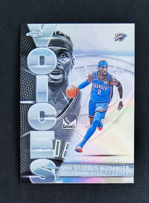 2025-26 Topps Chrome Voices Shai Gilgeous-Alexander Refractor