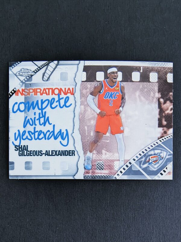 2025-26 Topps Chrome Inspirational Shai Gilgeous-Alexander
