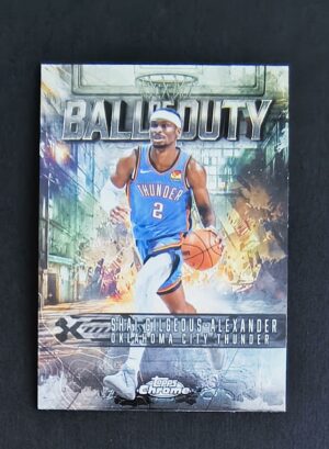 2025-26 Topps Chrome Ball of Duty Shai Gilgeous-Alexander