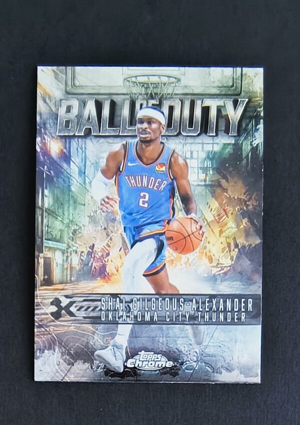 2025-26 Topps Chrome Ball of Duty Shai Gilgeous-Alexander