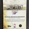 2025-26 Topps Chrome Ball of Duty Shai Gilgeous-Alexander Refractor