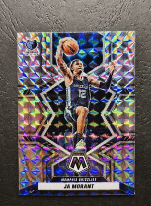 2021-22 Panini Mosaic Ja Morant #12 Silver Mosaic