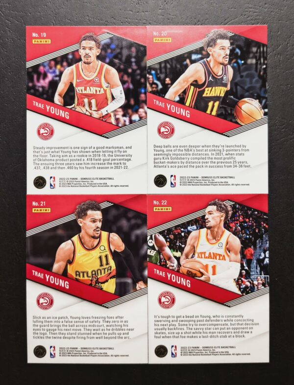 2022-23 Panini Elite Spellbound "TRAE" Trae Young LOT