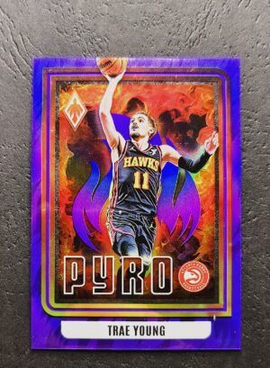 2023-24 Panini Phoenix Pyro Trae Young #25 07/75