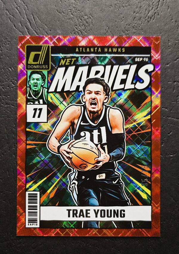 2024-25 Panini Donruss Net Marvels Trae Young #19 35/75