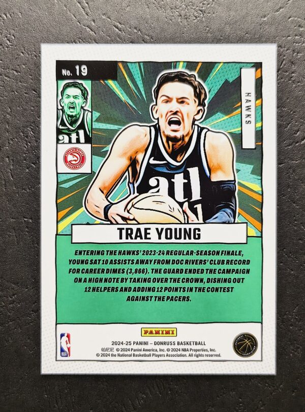 2024-25 Panini Donruss Net Marvels Trae Young #19 35/75