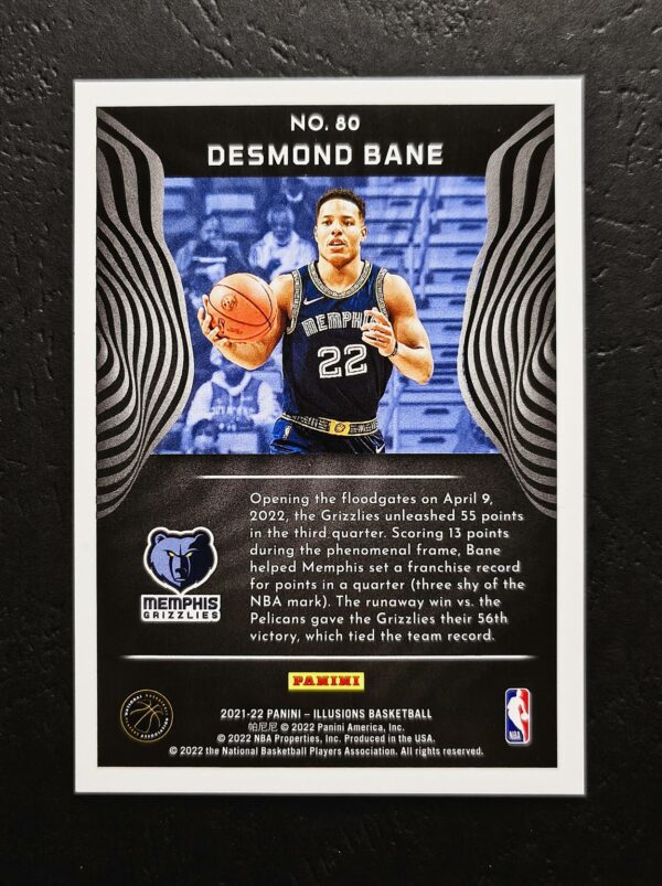 2021-22 Panini Illusions Desmond Bane #80 53/99