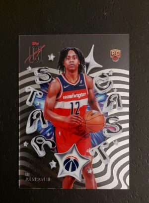 2025-26 Topps Signature Class Star Cast Tre Johnson III RC Case Hit SP