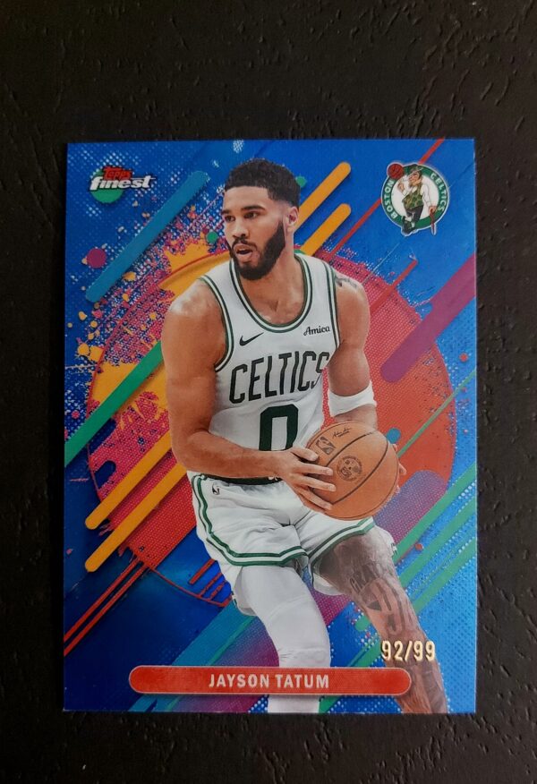 2025-26 Topps Finest Jayson Tatum #221 Rare 92/99