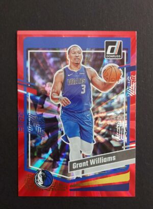 2023-24 Panini Donruss Grant Williams #114 58/99 Red Laser